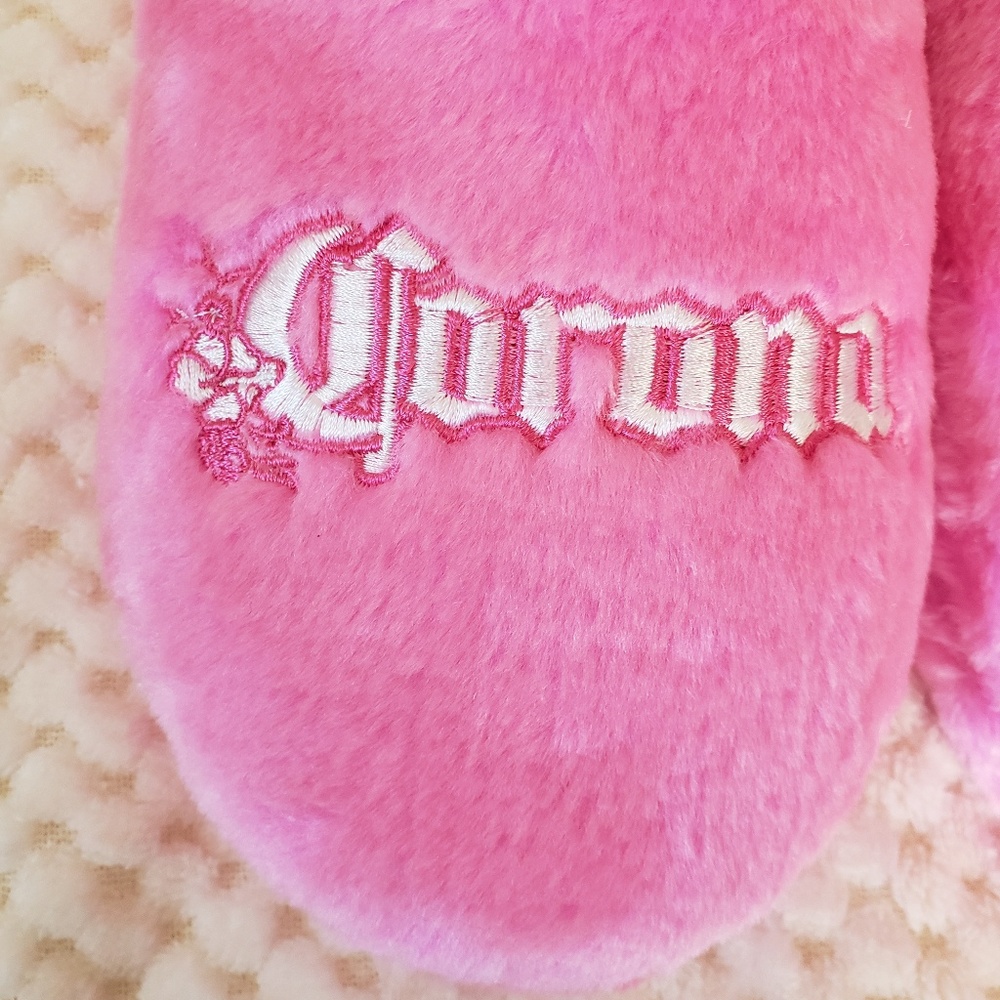 Corona Pink Fuzzy Slippers - Picture 2 of 4